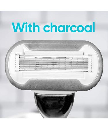 Gillette Venus Extra Smooth Charcoal Women's Razor Blade Refills - 6 Count - Buy Online on GoSupps.com