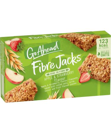Go Ahead FibreJacks Apple & Strawberry 4 Bars 118.9 g (Pack of 1) - Buy Online on GoSupps.com