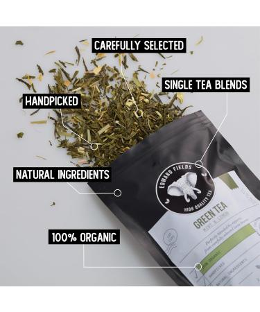 Edward Fields Tea - Organic Oolong Blue Loose Tea Unique Origin from China. Organic hand-harvested tea with natural and eco-friendly - Buy Online on GoSupps.com