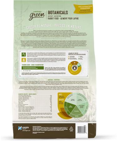 Living World Green Botanicals Adult Rabbit Food 2.75 kg (6 lb) - Buy Online on GoSupps.com