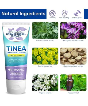 Tinea Versicolor Natural Skin Cream - Effective Treatment for All Skin Types - Buy Online on GoSupps.com