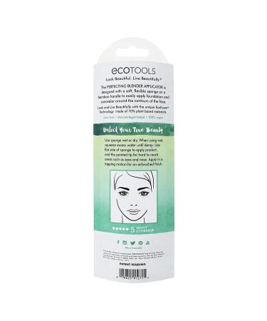 EcoTools Makeup Blender Sponge for Liquid Foundation & Concealer - 80oz Perfecting Applicator - Buy Online on GoSupps.com