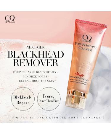 CQ Total Pore Purifying Rose Skincare Cleanser: Advanced Blackhead Remover & Radiant Facial Wash - Buy Online on GoSupps.com