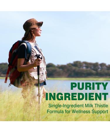 FULKELP Organic Milk Thistle Supplement 750mg Milk Thistle Extract for Liver Support Herbal Liver Supplement Non-GMO Gluten-Free - 60 Capsules - Buy Online on GoSupps.com
