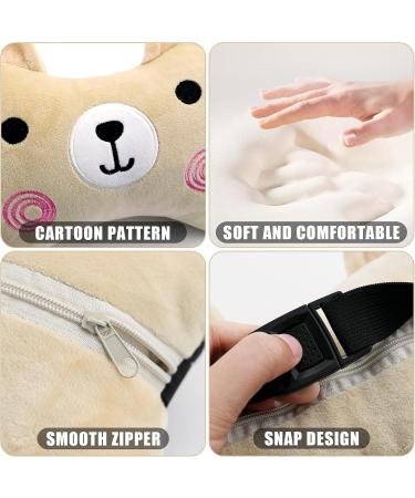 Migiftdy Car Headrest Pillow - Neck Support Travel Pillow for Driving & Long Flights (Bear Design) - Ideal for Comfort at Home in Cars & on the Go - Buy Online on GoSupps.com