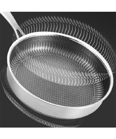 DELURA Saucepan Stainless Steel Pans Cooking Pots Utensils Cookware Set for Kitchen Accessories Skillet Frying Induction Deep Fryer Wok Wok - Buy Online on GoSupps.com