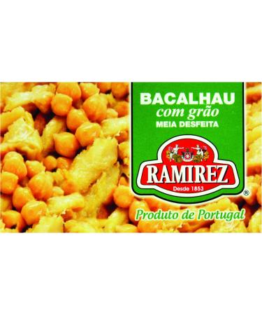 Ramirez Cod/Chickpea Salad with Extra Virgin Olive Oil 120g - Pack of 6 - Buy Online on GoSupps.com