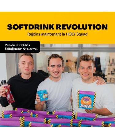 HOLY Iced Tea Lot de 10 bo tes de d gustation Mango x Fruit de la passion avec go t mangue x fruit de la passion | 10 portions d'antioxydants et de superaliments | Th glac sans sucre | Mango x Passionfruit - Buy Online on GoSupps.com