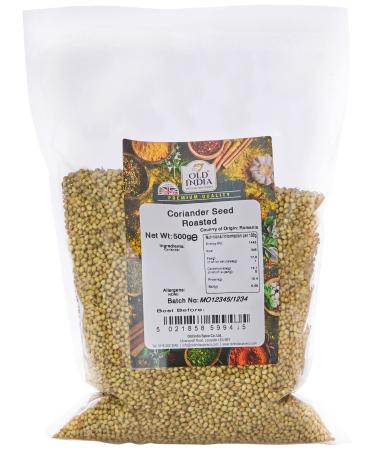 Old India Coriander Seed Roasted 500g 500 g (Pack of 1)
