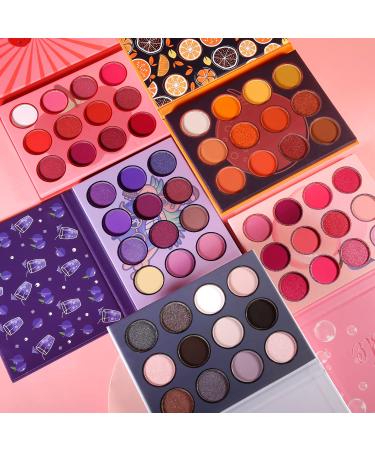 High Pigmented Eyeshadow Palette Sets  DE LANCI Professional Matte Shimmer 5 Color Board Eye Shadows Makeup Pallets Kit  Waterproof Blendable Small and Cute Makeup Pallete  Vegan and Cruelty Free  5 sets