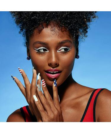 Voguish Fantasy Press on Manicure 4th of July Nails - Ibiza | Shop Kiss - Buy Online on GoSupps.com