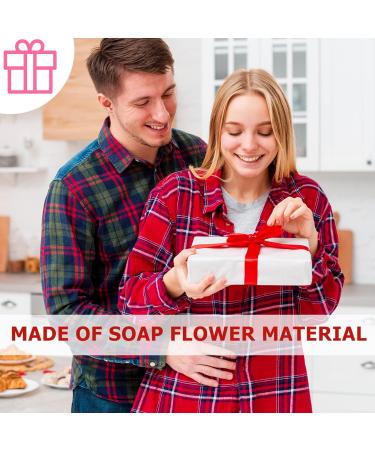 FOMIYES 1 Box Rose Soap Bath Soap Rose Flower Layout Soap Flowers Flower Soap Decoration Party Soap Flower Party Artificial Soap Flower Fragrance Miss Red - Buy Online on GoSupps.com