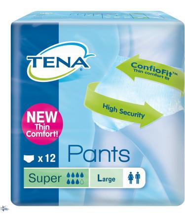 Tena Pants Super Large for Severe Bladder Weakness - Pack of 48 (4 x 12) - Best Choice for Comfort & Protection - Buy Online on GoSupps.com