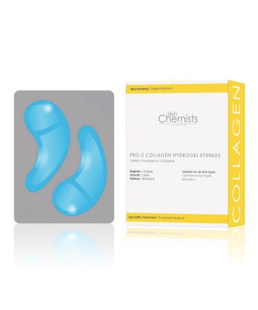 skinChemists Pro-5 Collagen Hydro Gel Eye Pads - 2 pads X 5