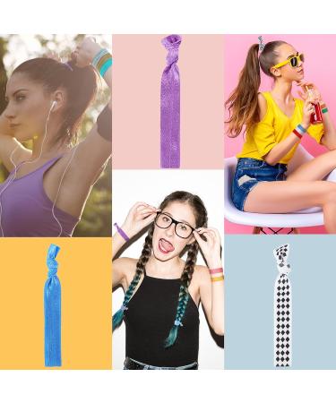 200-Piece No Crease Ribbon Hair Ties for Women and Girls - Ouchless Elastic Ponytail Holders - Buy Online on GoSupps.com