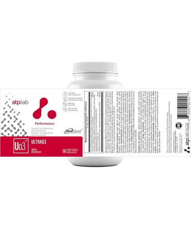 ATP LAB - Ultra 03 60 Softgels - Omega-3 Fatty Acid Supplements - MaxSimil Fish Oil Omega 3 Supplements - Cardiovascular Health - Buy Online on GoSupps.com