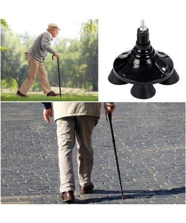 Rotating Four-Corner Crutch Base - Rubber Four-Legged Crutch Foot Pad Replacement Crutch Tip Crutch Crutch Accessories for Walking Crutch/a - Buy Online on GoSupps.com