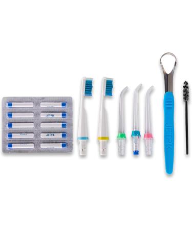 Buy Jetpik JP200-Elite+ Portable Water Flosser Rechargeable Cordless with Pulsating Floss Technology & Sonic Toothbrush for Effective Dental Care Worldwide - Buy Online on GoSupps.com