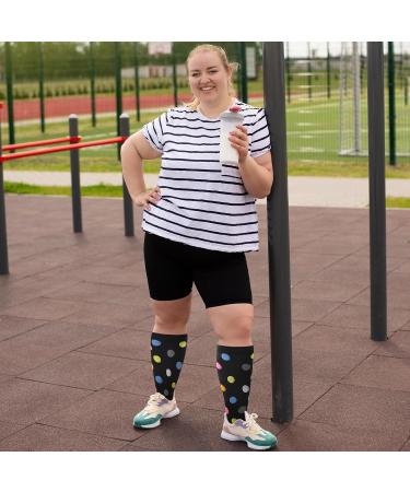 Zfsock Compression Stockings for Thick Calves | 20-30mmHg Medical Support Socks for Men & Women | Oversized Travel & Sport Socks | Ideal for Nurses & Flights | 1 Pair 6XL Patterns - Buy Online on GoSupps.com