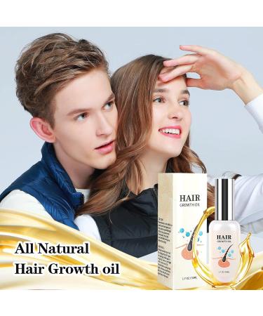 Hair Growth Serum - Rice Water for Thicker Fuller Hair | Biotin Castor & Rosemary Oils for Men & Women - 50ml - Buy Online on GoSupps.com