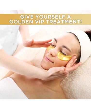 MINTBiology Luxury Gold Under Eye Patches for Wrinkles - Dark Circle & Puffiness Treatment with Collagen - Buy Online on GoSupps.com