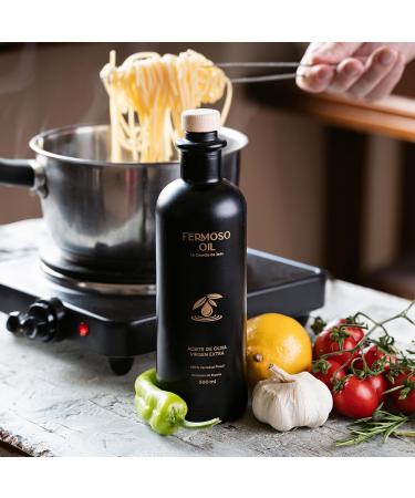 Premium Extra Virgin Olive Oil 500ml - Spanish Andalusian Cold Pressed - Fermoso Oil 6 Set - D.O. Sierra M gina - Buy Online on GoSupps.com