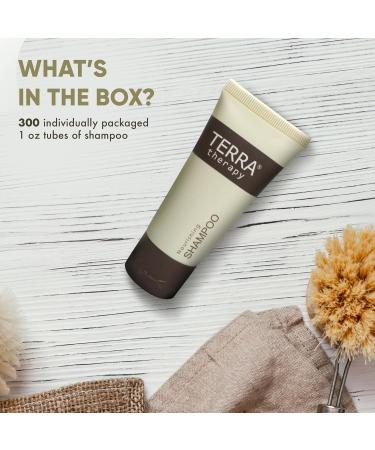 Terra Pure Therapy Shampoo | Travel Size Hotel Toiletries 1 oz | Bulk Case of 300 for Hotels Motels AirBnB & VRBO - Buy Online on GoSupps.com