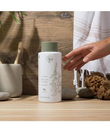 CariFree Naturals Mouth Rinse pH Elevated with Magnolia Bark & Essential Oils Organic Ingredients Alcohol-Free - Wild Mint - 16 Fl Oz - Buy Online on GoSupps.com