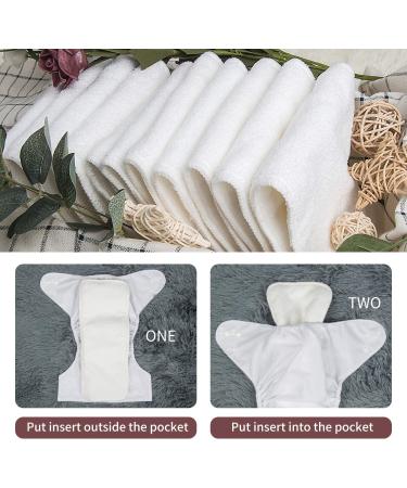 ALVABABY Mother's Day Cloth Diapers | One Size Adjustable & Reusable | 6 Pack + 12 Inserts | Baby Girls & Boys | Color 48 - Buy Online on GoSupps.com