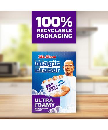 Mr. Clean Magic Eraser Ultra Foamy - Multi-Purpose Cleaner Sponge (5ct) for All Surfaces | International Shipping Available - Buy Online on GoSupps.com