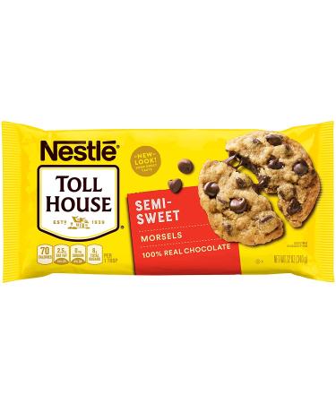 Nestle Toll House Semi-Sweet Chocolate Morsels 12oz (3-Pack) for Baking and Cooking - Buy Online on GoSupps.com