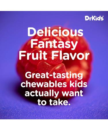 Dr. Kids Children's Allergy Relief Chewable Gels - Kids Chewable Antihistamine for Sneezing Runny Nose Itchy Eyes & Throat Pre-Measured Soft Chews Fantasy Fruit Flavor 20 Count - Buy Online on GoSupps.com