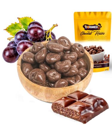 Milk Chocolate Covered Raisins 1kg | Raisin Chocolates | Snack or Appetizer | Raisin Snack | Milk Chocolate Raisins | Resealable Bag | Dorimed
