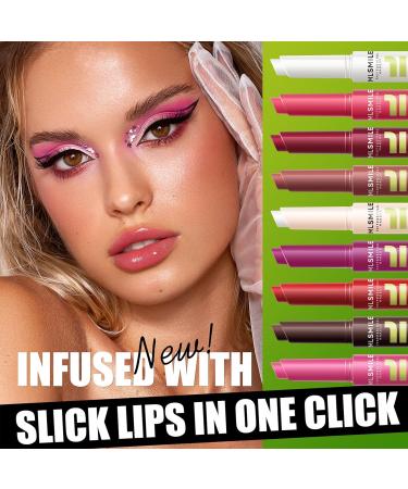 Riroenst 3Pcs Lip Oil Slick Click Buildable Lightweight Moisturizing Tinted Lip Balm Moisturizing Long Lasting Lip Plumper Makeup for Women 04+05+06 - Buy Online on GoSupps.com