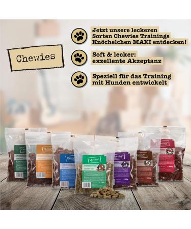 Buy Chewies Hundeleckerli Mix - 3 x 200g Dog Snacks | Sugar-Free High Meat Content | Beef Rumen Poultry Treats for Training (600g) - Buy Online on GoSupps.com