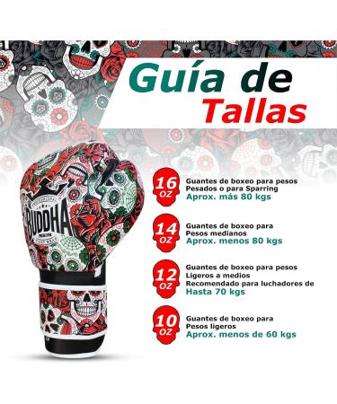 Buddha Fight Wear Fantasy Luzbel Boxing Gloves - 16oz Red - Muay Thai & Kickboxing - Odor-Resistant Synthetic Leather - Reinforced Seams - Unique Designs - Buy Online on GoSupps.com