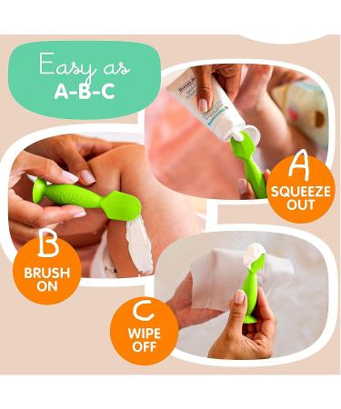 Bumco Mini Diaper Cream Brush with Travel Case - Baby Butt Paste Applicator for Baby Green Butt Cream | Butt Spatula for Diaper Cream - Buy Online on GoSupps.com