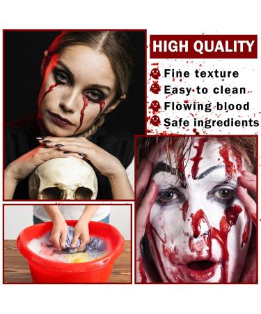 Buy Washable Fake Blood Spray for Halloween Costumes - Special Effects Blood Splatter for Cosplay Monsters Zombies & Vampires - Buy Online on GoSupps.com