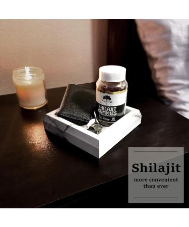 Wise Oak Shilajit Gummies 500mg - Chaga, Ashwagandha, B12, D2 Vitamins - Black Cherry Flavored Vegan Ayurvedic Supplement - Buy Online on GoSupps.com