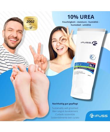 Mr. Fuss Cornea Cream & Antihorn Skin Foot Care Balm - 200ml with 10% Urea for Very Dry Skin - International Shipping Available - Buy Online on GoSupps.com
