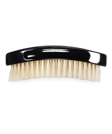 Torino Pro 660 Wave Brush by Brush King - Soft Curve 360 Waves Palm Brush - True Texture Soft - Frizz Laying Down - Black, 1 Count - Buy Online on GoSupps.com