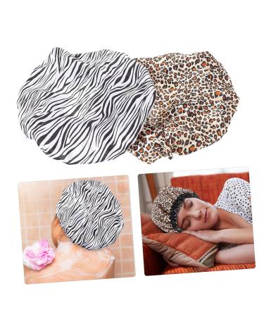 Healeved Satin Shower Cap for Kids and Women - Satin Bonnet for Curly Hair - Assorted Colors - 30X30X4CM - Buy Online on GoSupps.com