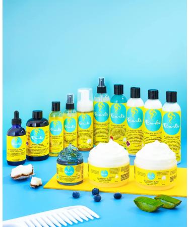 Curls Blueberry Bliss Reparative Hair Mask - Deep Conditioning for All Curly Hair Types - 8 Fl Oz, Fragrance-Free - Buy Online on GoSupps.com