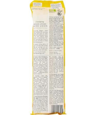 Clearspring Organic Japanese Wide Udon Noodles - Authentic and Organic Noodles - Buy Online on GoSupps.com