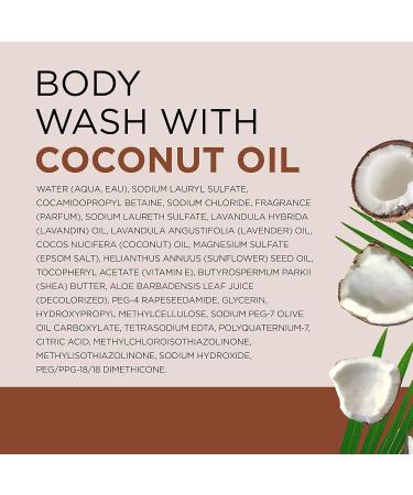 Dr Teal's Body Wash with Pure Epsom Salt with Coconut Oil 24 fl oz (Pack of 4) - Buy Online on GoSupps.com