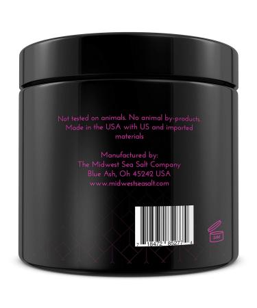 Mineral Sea Salt Scrub - Rose 16oz (453g) | Exfoliating Body Scrub for Glowing Skin - International Shipping Available - Buy Online on GoSupps.com