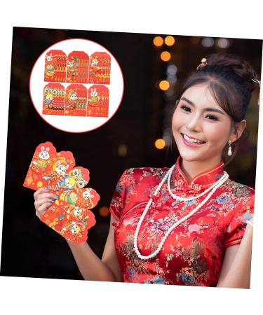 ABOOFAN 72 Pcs 2023 Year of The Rabbit Red Packets Red Envelope Chinese Traditional Red Packets Lunar Rabbit Year Decor Chinese New Year 2023 Wedding Gift Spring Festival Bag Paper Cartoon - Buy Online on GoSupps.com