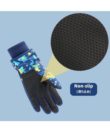 Azarxis Kids Winter Warm Gloves - Grey, 9-13 Years - Windproof Thermal Gloves for Boys & Girls - Buy Online on GoSupps.com