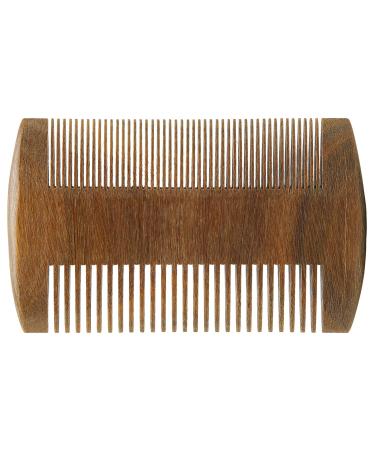 Double-Sided Wooden Lice Comb | Fine Teeth for Efficient Lice Removal & Beard Styling | Comfortable Handle & Anti-Static Design - Shop Internationally! - Buy Online on GoSupps.com