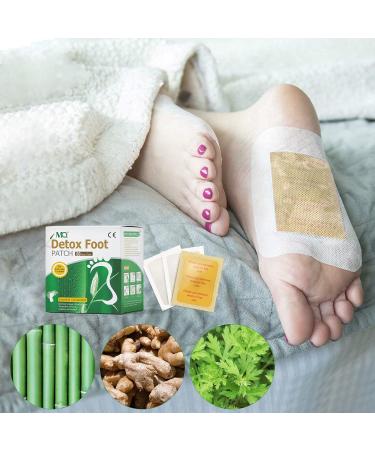 Detox Foot Patch Health Care All-Natural Bamboo Detox Foot Pads to Remove Body Toxins Free Socks for you(60 Packs 120 Pieces) - Buy Online on GoSupps.com